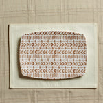 Beige Tribal Rectangle Platter