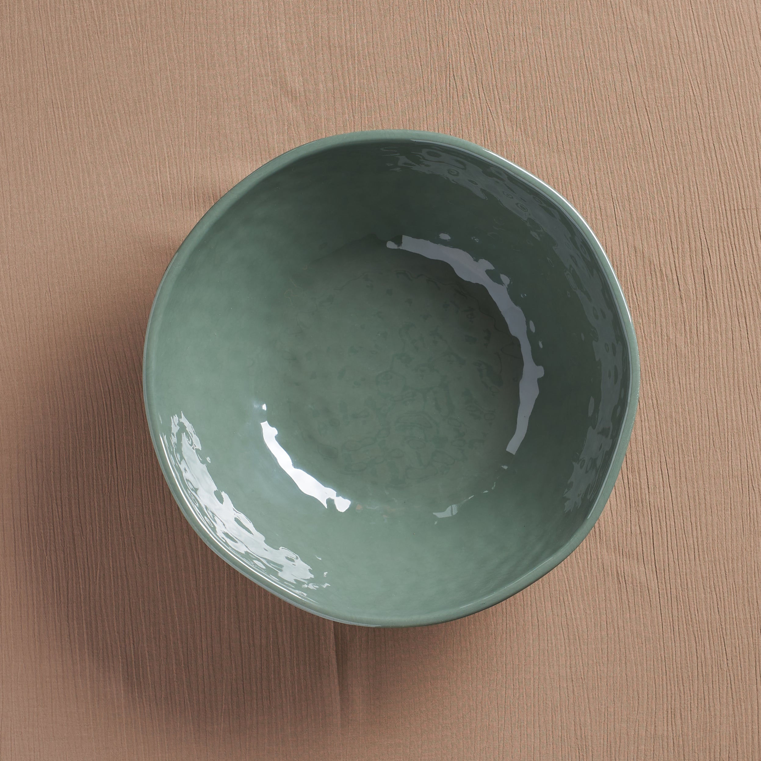 Olive Stone Large Bowl