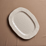 Cream Large Serving Platter