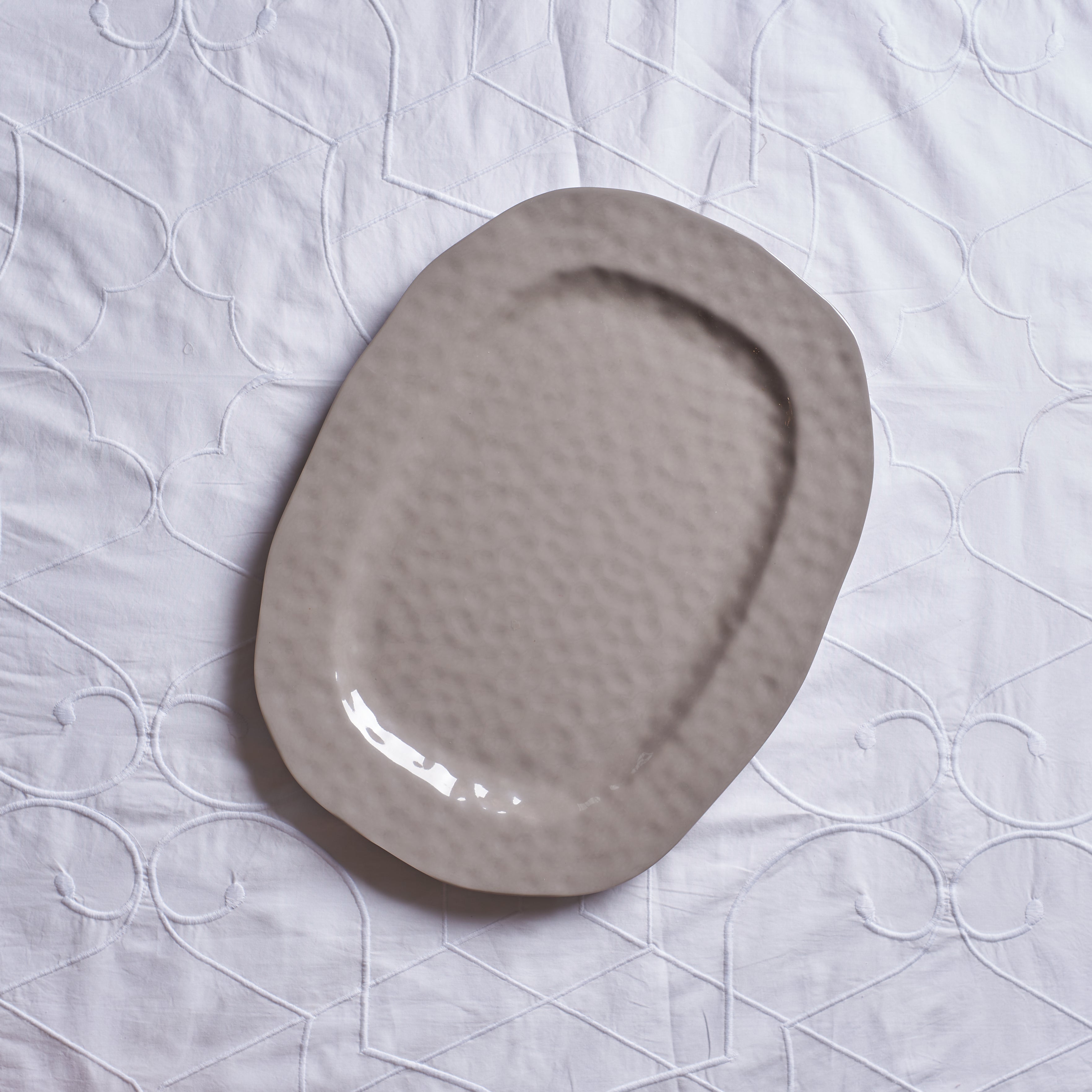 Grey Large Serving Platter