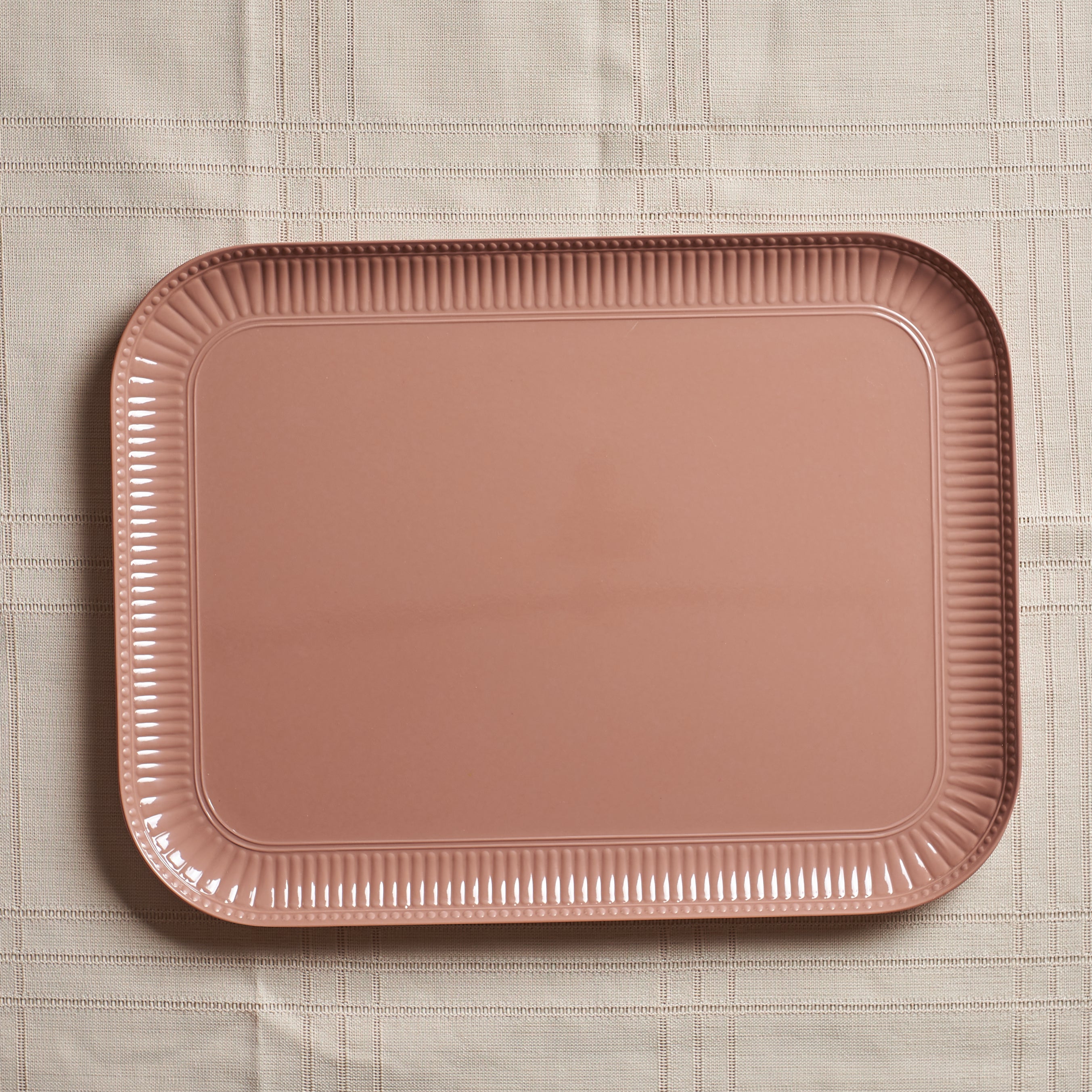 Blush Suared Tray