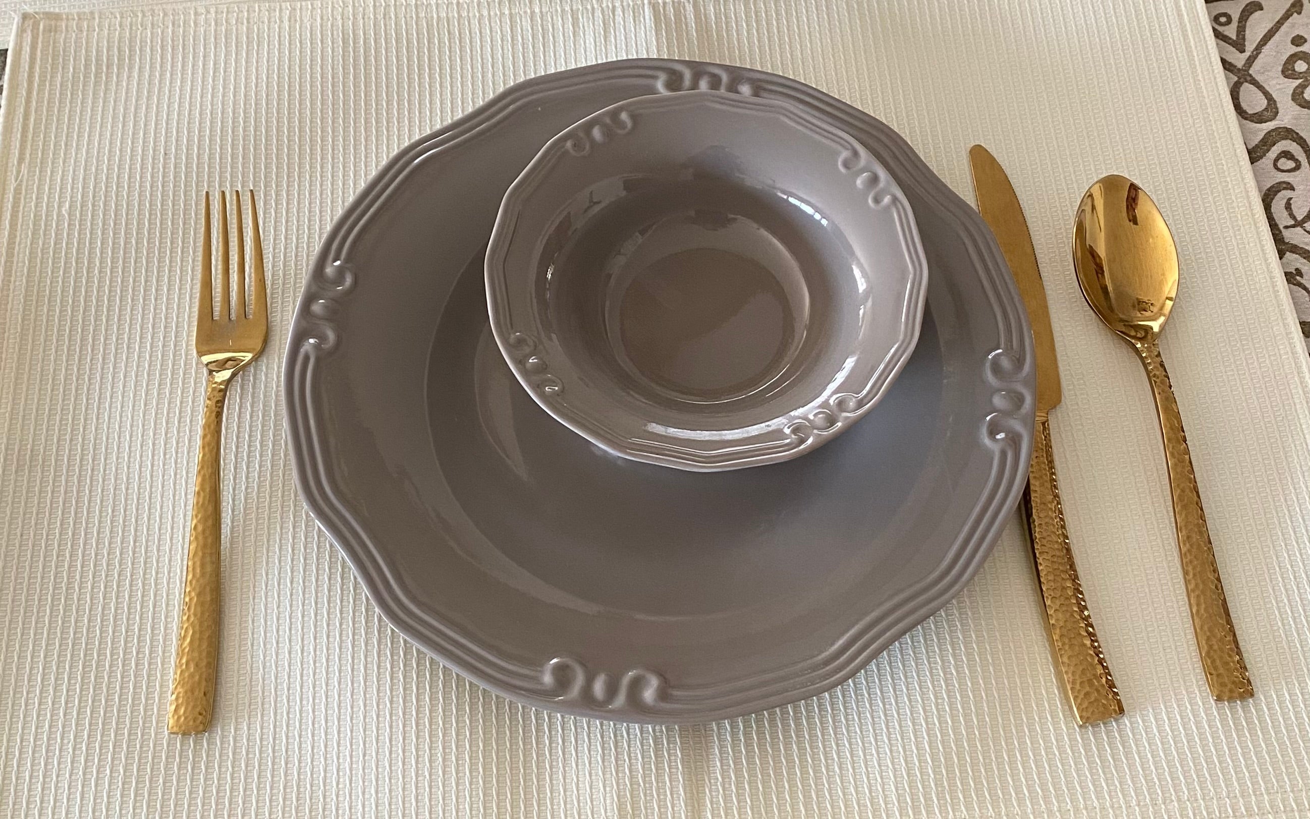 24 Pcs Florence grey set