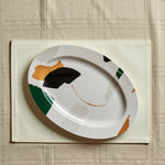 Brush Oval Platter