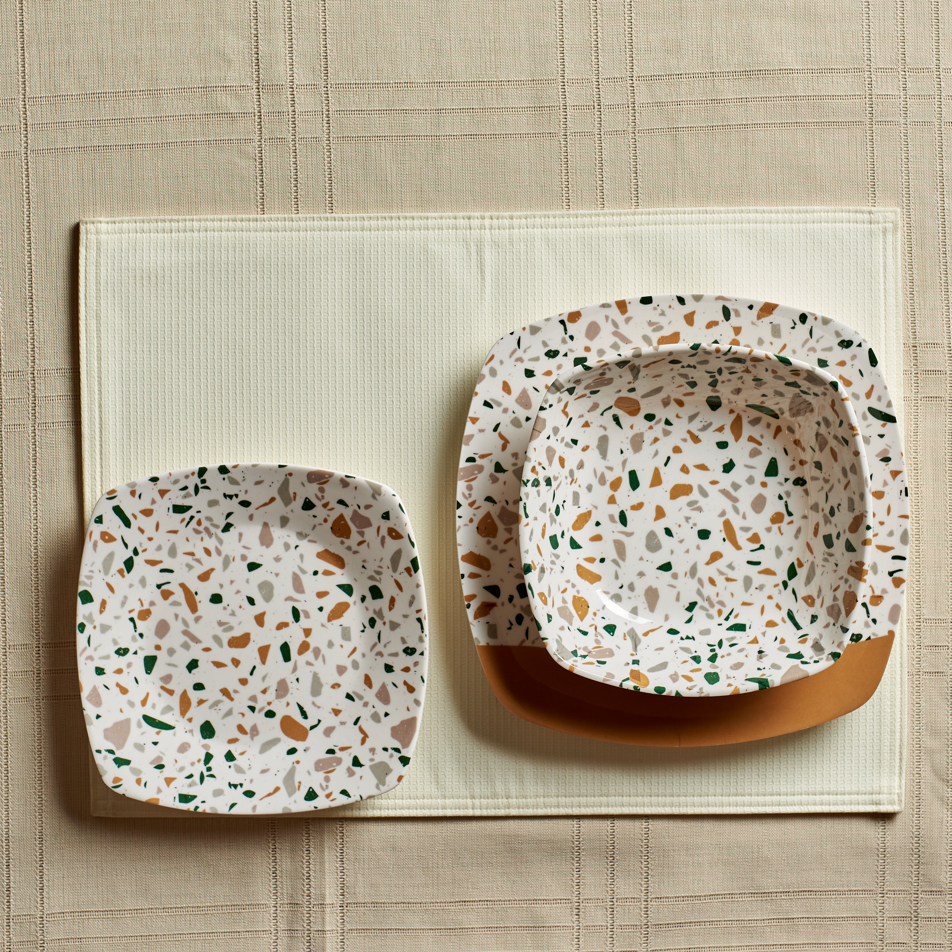 Terrazzo 18pc dinnerware set