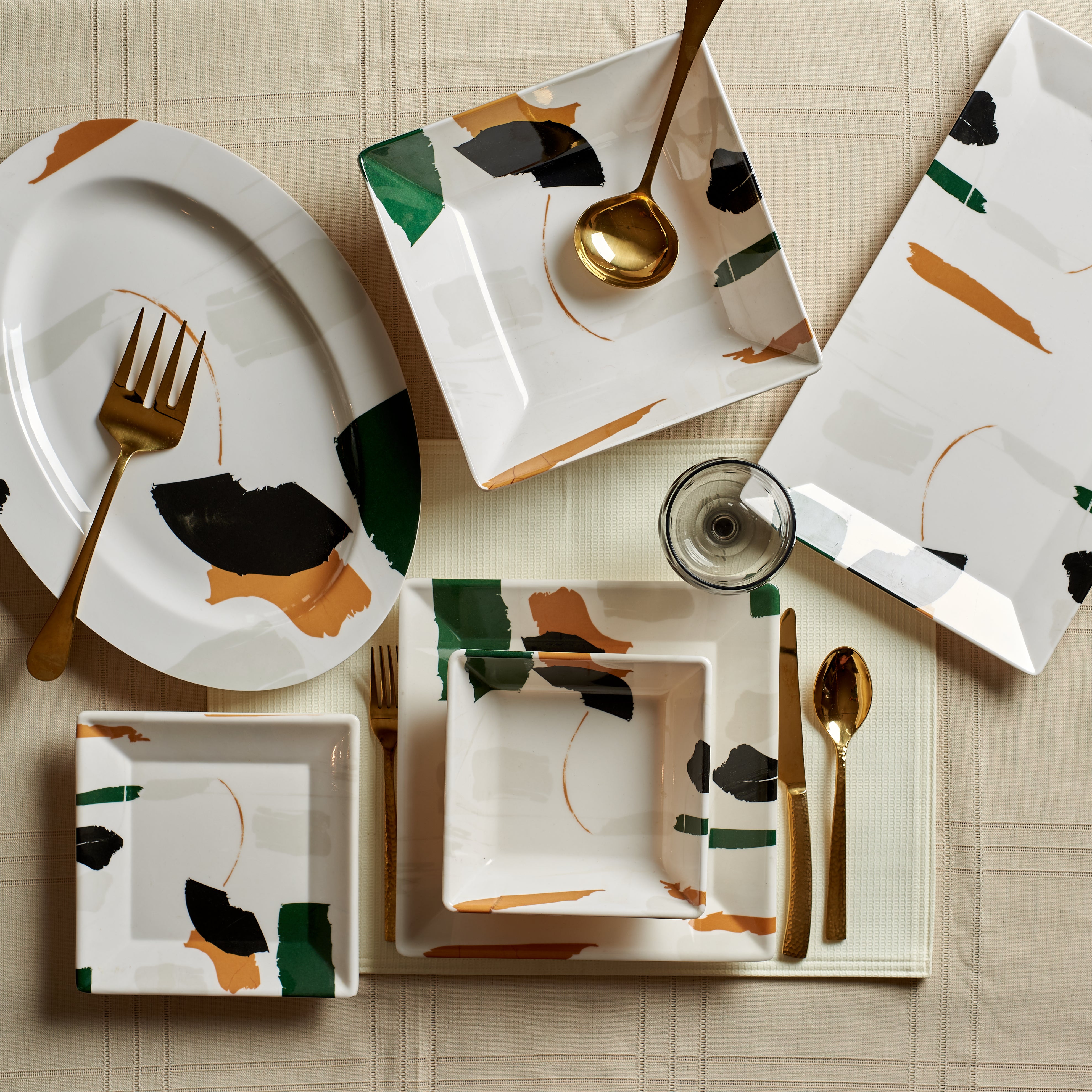 Brush Rectangle Platter